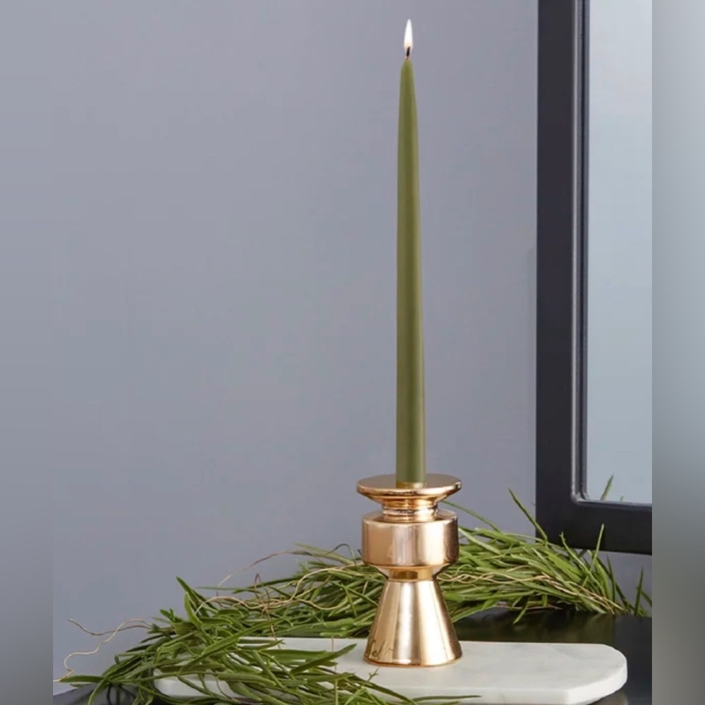 Vance Kitira 16” TIMBER TAPERS Moss Green Gift Box of 2 Candles‎ - Picture 9 of 10